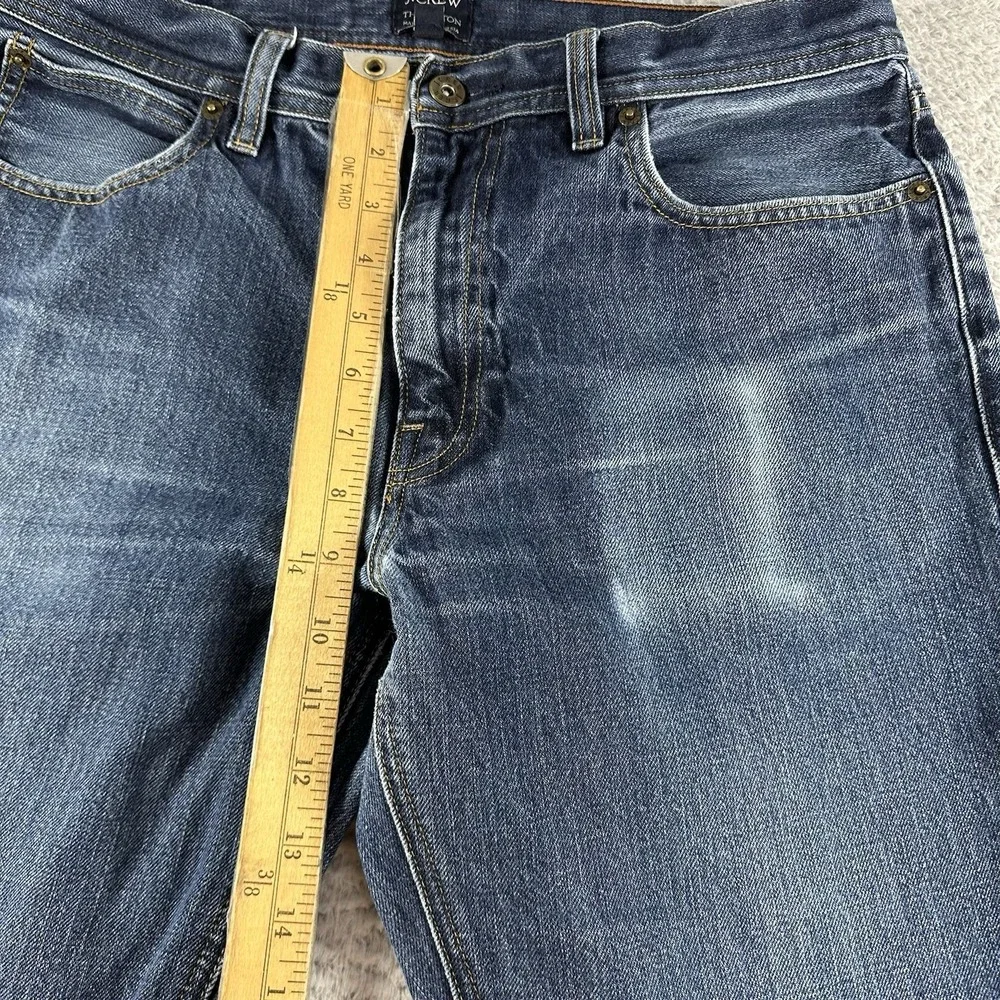 J.Crew Jeans Mens 33x32 (33x29) The‎ Sutton Pocket Fade Straight Fit Light Wash